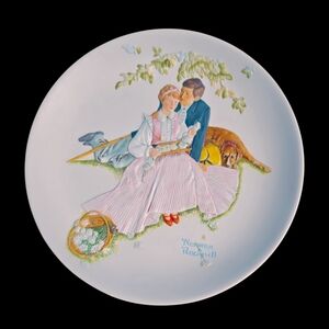 Norman Rockwell “Flowers in Tender Bloom” Collector Plate | Limited Ed.